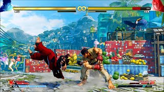 Street Fighter V Gameplay PS4 HD 1080p60FPS [upl. by Nitram]