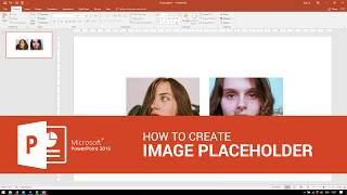 How To Create Image Placeholder In PowerPoint [upl. by Wheeler973]