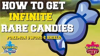 HOW TO GET INFINITE RARE CANDIES IN POKEMON SWORD AND SHIELD BEST METHOD [upl. by Ear]