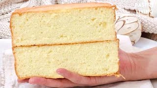 FLUFFY Vanilla Sponge Cake Recipe  The BEST Genoise Sponge Cake [upl. by Fasto]