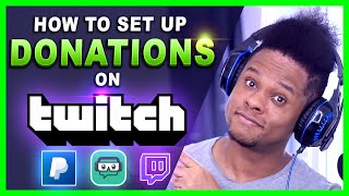 How to set up Donations on Twitch Streamlabs tutorial [upl. by Richelle509]