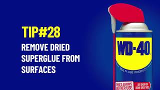 How To Remove Dried Superglue From Surfaces Using WD40 MultiUse Product [upl. by Lindholm]