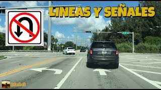 APRENDER A CONDUCIR UN CARRO CON LINEAS Y SEÑALES DE TRANSITO [upl. by Charlotta]