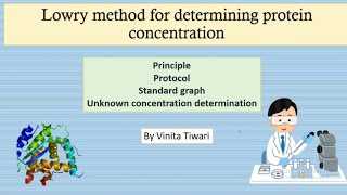 Lowry method for protein quantification [upl. by Lody]