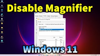 How To Disable Magnifier In Windows 11 [upl. by Maryjane60]