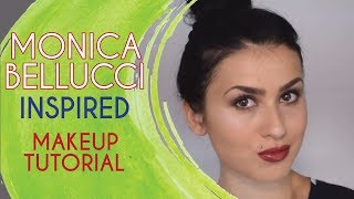 Monica Bellucci Inspired MakeUp Tutorial [upl. by Melamie]