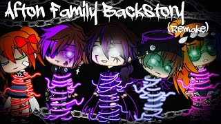 Afton Family Backstory  Remake  OLD AU  FNAF [upl. by Ecnatsnoc]