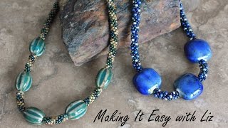 BEADED KUMIHIMOHow To Add Focal Beads ADVANCED [upl. by Doig]