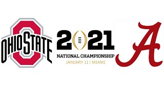 2021 CFP National Championship 3 Ohio State vs 1 Alabama Highlights [upl. by Michell253]