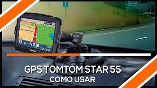 Como usar o GPS TomTom Star 55 [upl. by Pfosi]