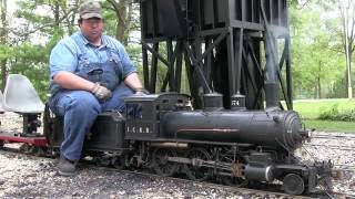 How To Operate A Live Steam Locomotive V20 In HD [upl. by Nylirad]