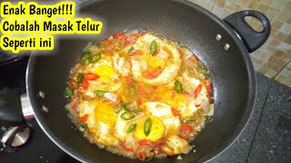 ini Enak Banget Masak Telur Ceplok Cara Baru 5 Menit Jadi Wajib Coba [upl. by Ettevad]