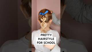 PRETTY HAIRSTYLE FOR SCHOOL  Audrey and Victoria hairstyle [upl. by Yruoc82]