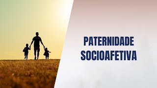 Paternidade socioafetiva [upl. by Gee759]