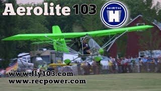 Aerolite 103 Hirth F 33 Powered Aerolite Part 103 Ultralight Aircraft [upl. by Hyozo814]