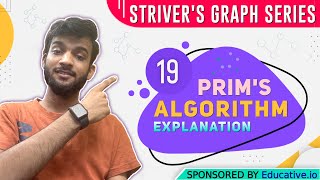 Prims Algorithm  Minimum Spanning Tree [upl. by Azeria]