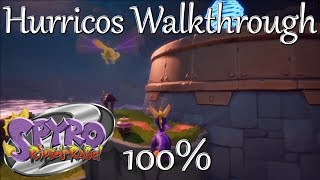 Spyro Reignited Trilogy Hurricos Walkthrough  Gems Orbs amp Talisman [upl. by Adien]