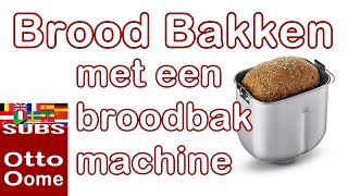 Brood bakken met broodbakmachine Panasonic SD2500WXE [upl. by Nehgem]