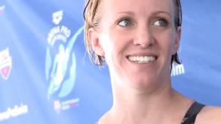 Olympic swimmer Dana Vollmer trains while pregnant [upl. by Rici117]