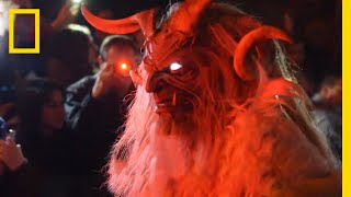 Krampus Osttirol  Hinterbergler Krampusse  Krampus Lied [upl. by Bauske]