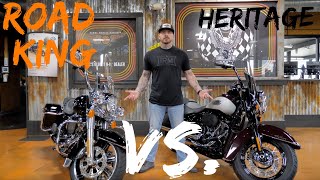 Harley Davidson Heritage VS Road King [upl. by Knowles]