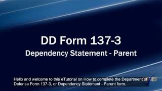 ParentIn Law DD Form 1373 [upl. by Mccomb]