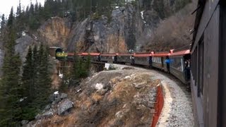 Skagway Alaska White Pass amp Yukon Route Railroad Tour [upl. by Ahsiekyt]