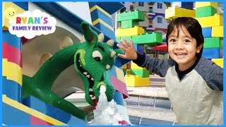 LEGOLAND HOTEL TOUR Giant Lego Swimming Pool and Amusement Park for Kids Compilation Video [upl. by Triplett]