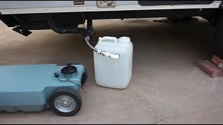 DIY Portable Gray Water Tank  For Campers [upl. by Baptista357]