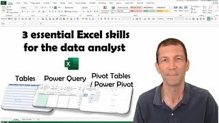 3 Essential Excel skills for the data analyst [upl. by Pantin86]