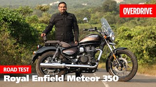 Royal Enfield Meteor 350 road test review  promises more than just a new cruiser  OVERDRIVE [upl. by Roxanne]