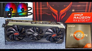 AMD PowerColor Red Devil Radeon 6700 XT Review wGaming tests Benchmarks Temperatures amp Hash Rates [upl. by Aramac]