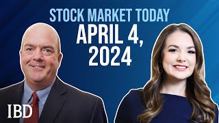 Stock Market Today April 4 2024 [upl. by Christalle]