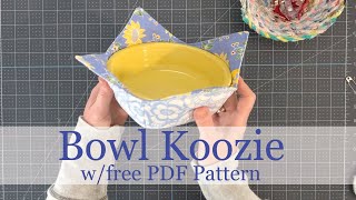 Bowl Koozie with FREE PDF Pattern [upl. by Ahsaten641]