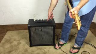 Roland Cube 80X amp review demo [upl. by Ardnoek]