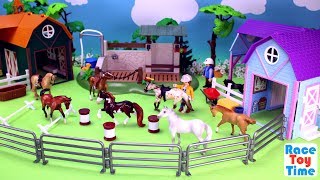 Horse Stable Barn Riding Academy Breyer [upl. by Isabeau]