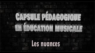 Les nuances en musique [upl. by Annauj]