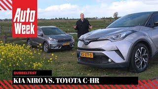 Toyota CHR Hybrid vs Kia Niro  AutoWeek Dubbeltest [upl. by Fielding273]