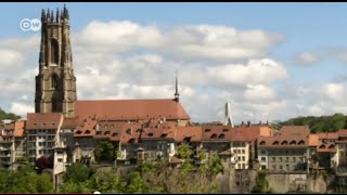 Die Schweizer Stadt Freiburg  Euromaxx [upl. by Aynotel]