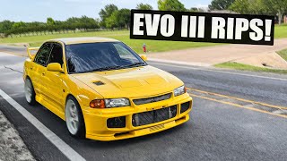 First Pulls in the EVO III  Street Testing the New Turbo [upl. by Nnairrehs]