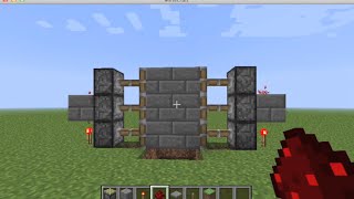 Minecraft 2x2 amp 3x2 Piston Door Tutorial [upl. by Kylander754]