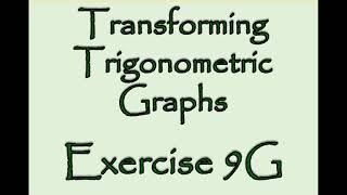 AS Maths  Pure  Transforming Trigonometric Graphs [upl. by Winne]