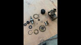 Jasbco 9700 01 Raw Water Pump Rebuild [upl. by Hansiain]