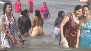 COXS BAZAR SEA BEACH  Tour of Sugandha Beach  Sea Bath Activities and Beach Walk  Part  03 [upl. by Darbie]