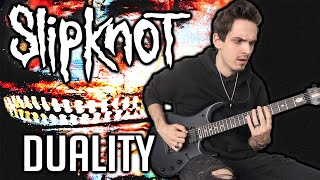 Slipknot  Duality  GUITAR COVER 2020  Screen Tabs [upl. by Hong]