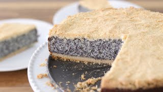 German Poppy Seed Cake Recipe  Mohnkuchen [upl. by Rolandson196]