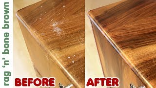 Restoring A Cocktail Cabinet amp Veneer Repair [upl. by Leyes]