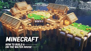 Minecraft Tutorial  How To Build A House On Water quot 2020 Easy Tutorial Juns MABquot 77 [upl. by Bohun]