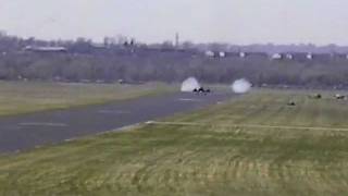 SR71 landing at AF Museum Dayton OH2wmv [upl. by Tisbee]