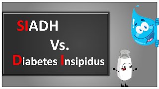 SIADH Vs Diabetes inspidus DI [upl. by Ueihtam7]